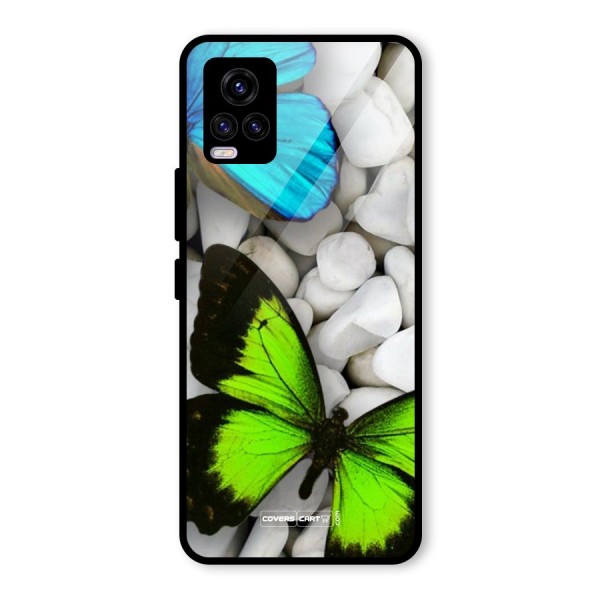 Beautiful Butterflies Glass Back Case for Vivo V20