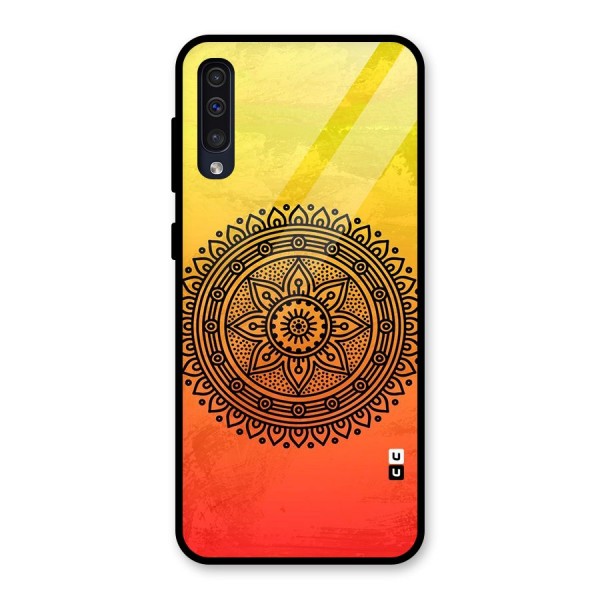 Beautiful Circle Art Glass Back Case for Galaxy A50s