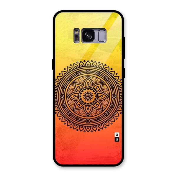 Beautiful Circle Art Glass Back Case for Galaxy S8