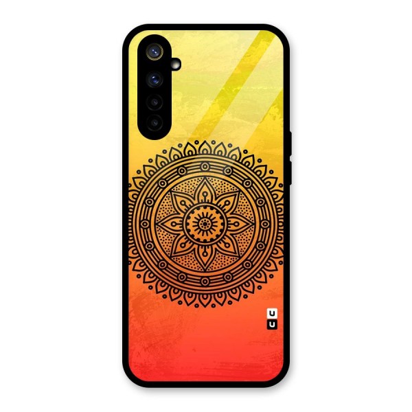 Beautiful Circle Art Glass Back Case for Realme 6