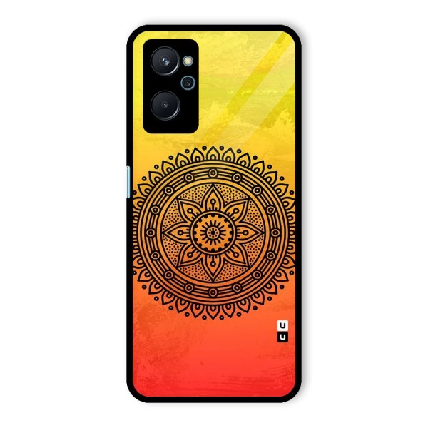 Beautiful Circle Art Glass Back Case for Realme 9i