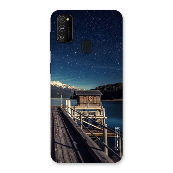 Beautiful Dock Hut Back Case for Galaxy M21