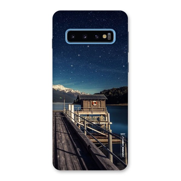 Beautiful Dock Hut Back Case for Galaxy S10