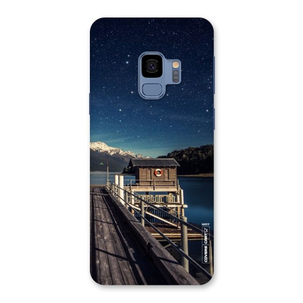 Beautiful Dock Hut Back Case for Galaxy S9