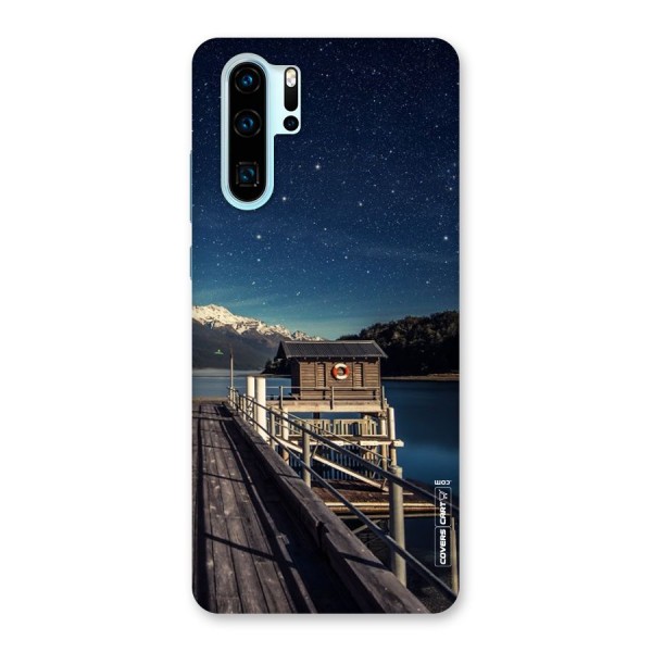 Beautiful Dock Hut Back Case for Huawei P30 Pro