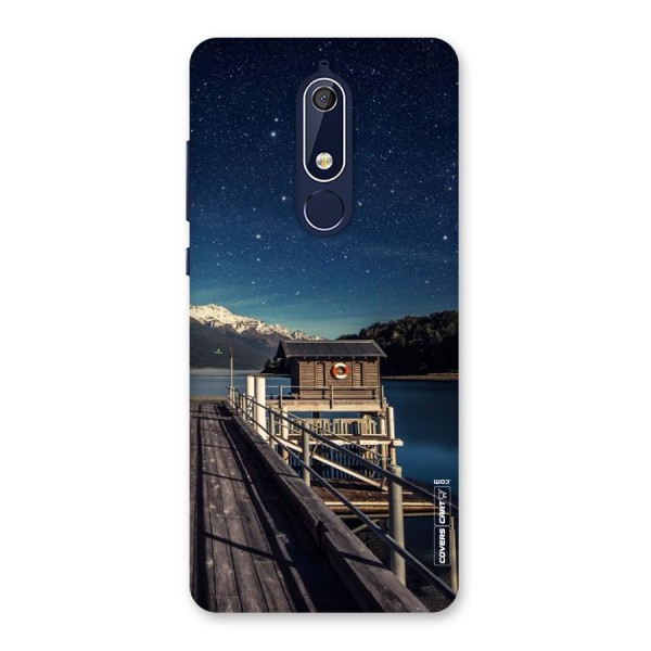 Beautiful Dock Hut Back Case for Nokia 5.1