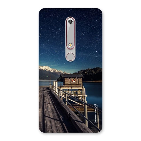 Beautiful Dock Hut Back Case for Nokia 6.1