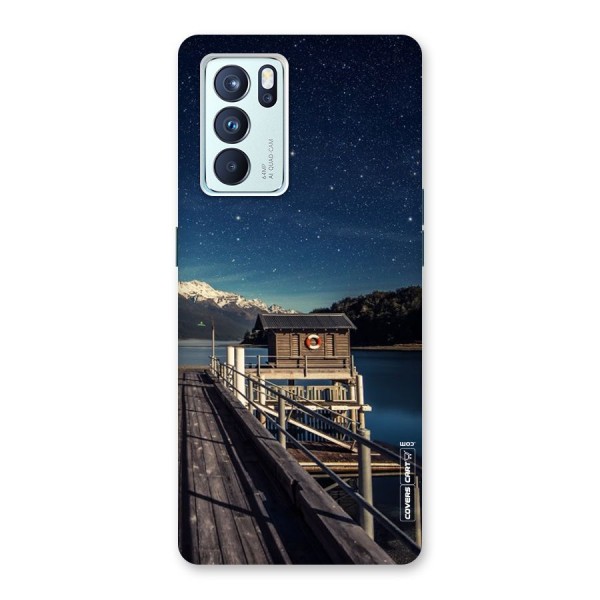 Beautiful Dock Hut Back Case for Oppo Reno6 Pro 5G