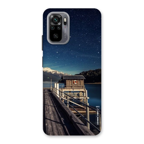 Beautiful Dock Hut Back Case for Redmi Note 10