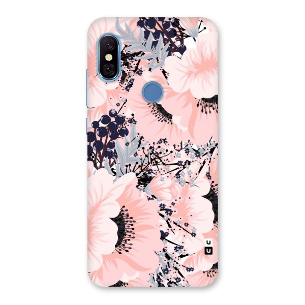 Beautiful Flowers Back Case for Redmi Note 6 Pro