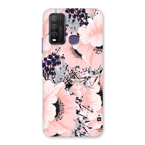 Beautiful Flowers Back Case for Vivo Y30