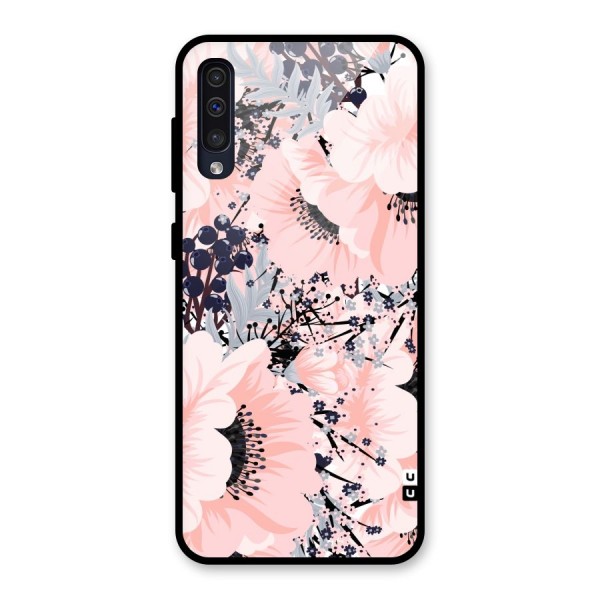 Beautiful Flowers Glass Back Case for Galaxy A50s