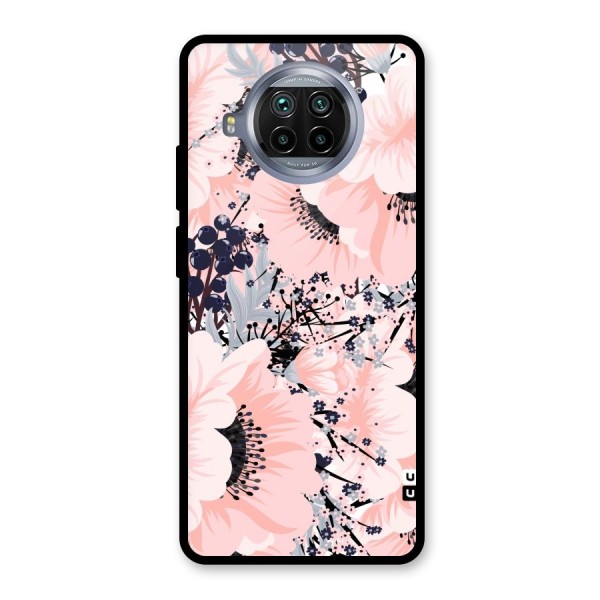 Beautiful Flowers Glass Back Case for Mi 10i