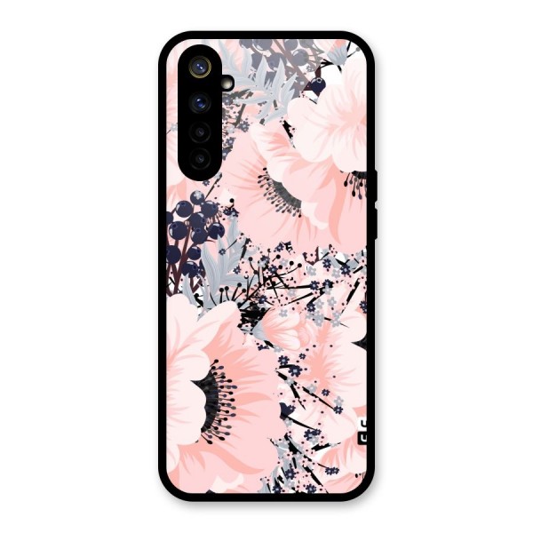 Beautiful Flowers Glass Back Case for Realme 6i