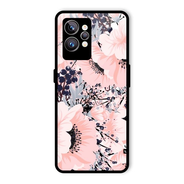 Beautiful Flowers Glass Back Case for Realme GT2 Pro