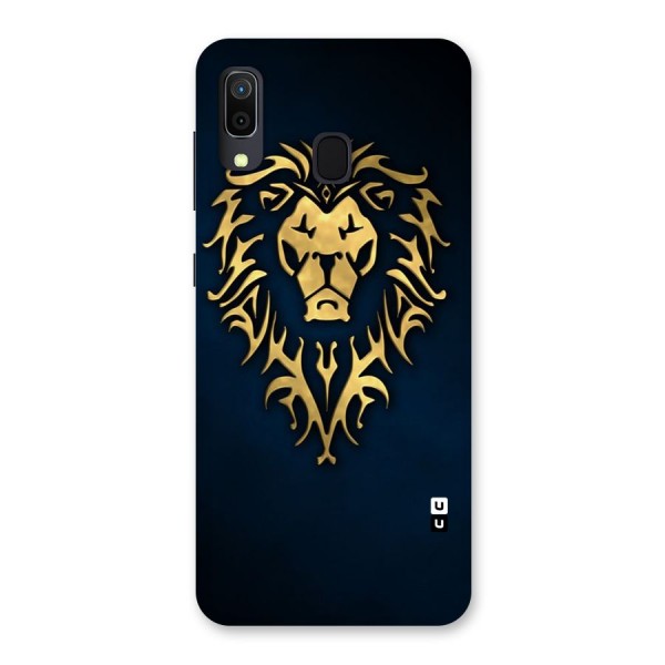 Beautiful Golden Lion Design Back Case for Galaxy A20