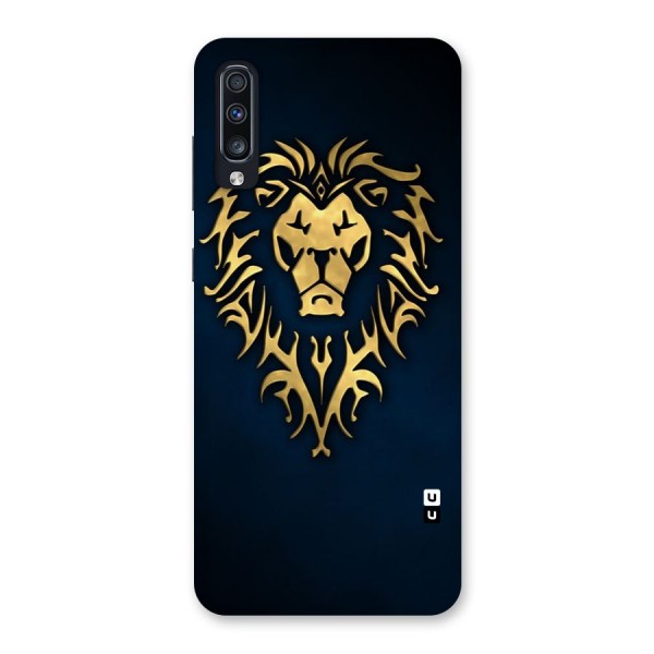 Beautiful Golden Lion Design Back Case for Galaxy A70s