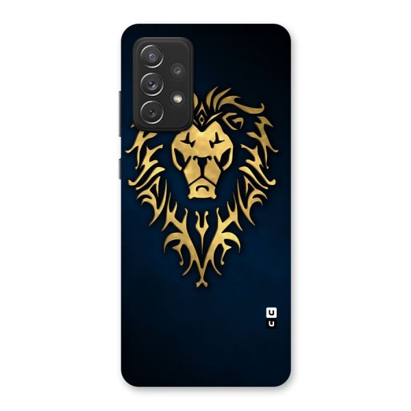 Beautiful Golden Lion Design Back Case for Galaxy A72