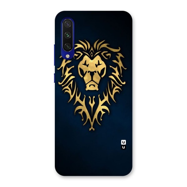 Beautiful Golden Lion Design Back Case for Mi A3