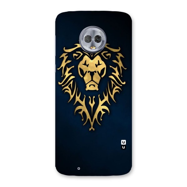 Beautiful Golden Lion Design Back Case for Moto G6