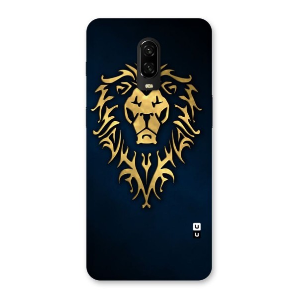 Beautiful Golden Lion Design Back Case for OnePlus 6T