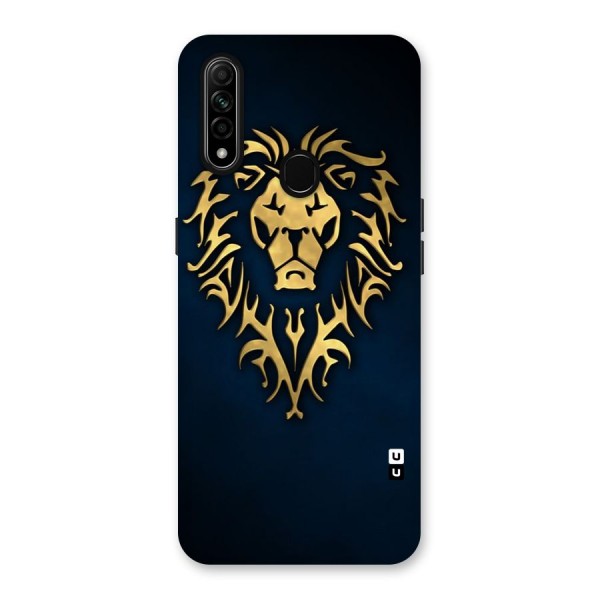 Beautiful Golden Lion Design Back Case for Oppo A31