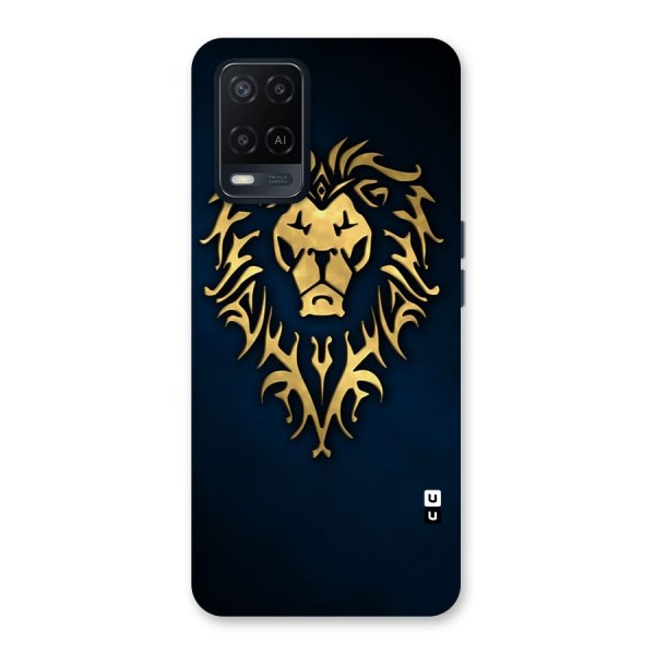 Beautiful Golden Lion Design Back Case for Oppo A54