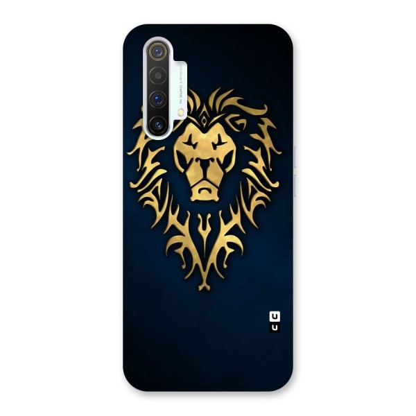 Beautiful Golden Lion Design Back Case for Realme X3