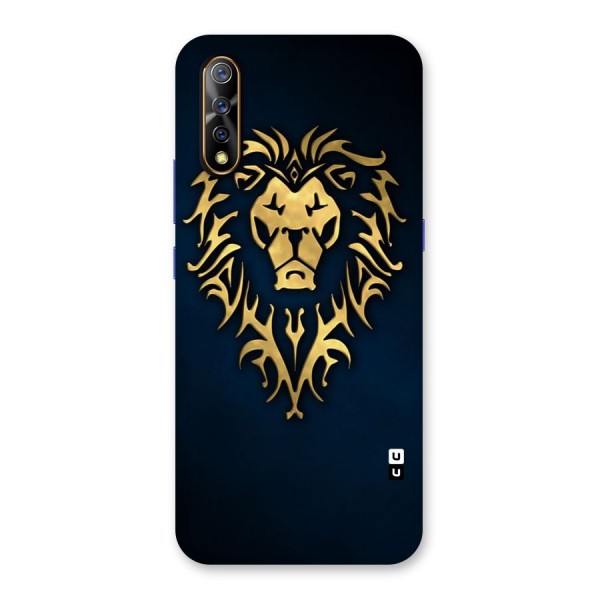 Beautiful Golden Lion Design Back Case for Vivo S1