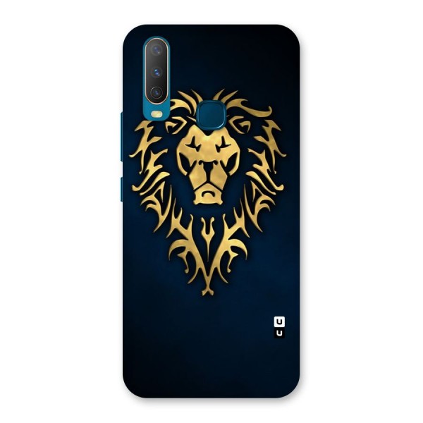 Beautiful Golden Lion Design Back Case for Vivo U10