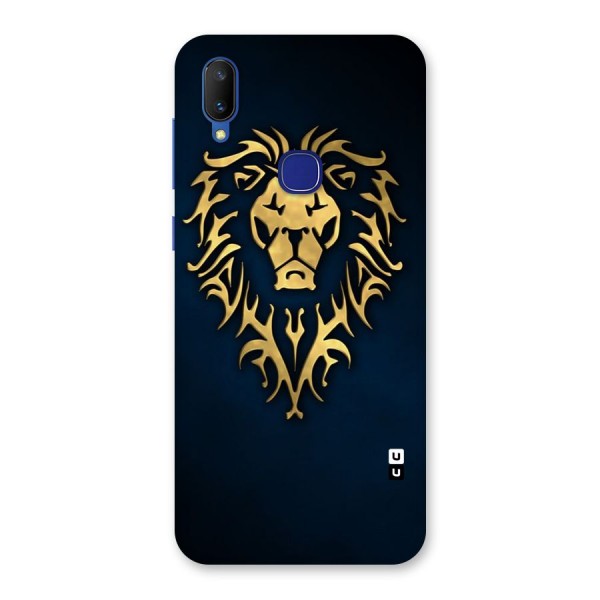 Beautiful Golden Lion Design Back Case for Vivo V11