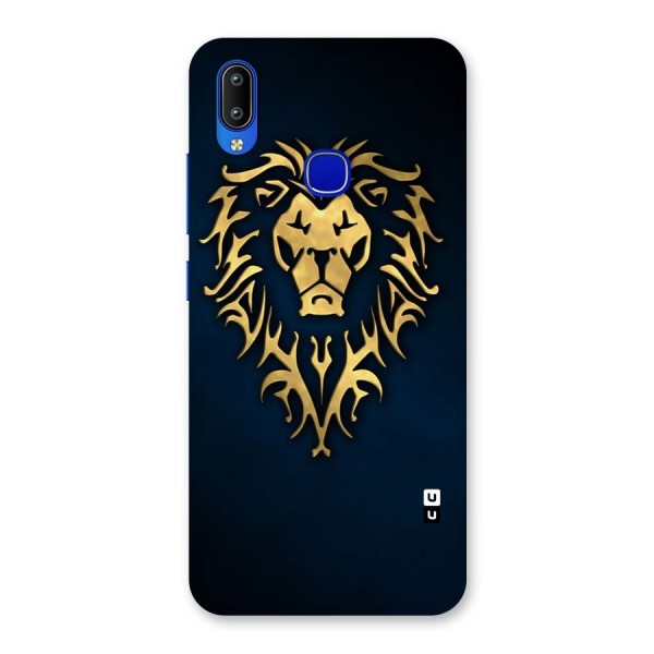 Beautiful Golden Lion Design Back Case for Vivo Y91