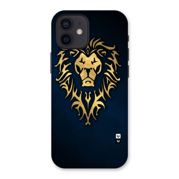 Beautiful Golden Lion Design Back Case for iPhone 12