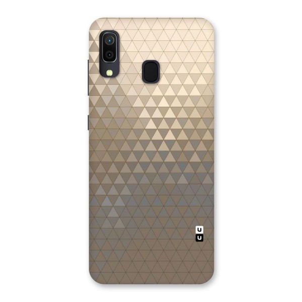 Beautiful Golden Pattern Back Case for Galaxy A20