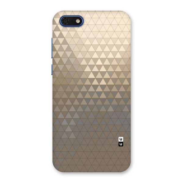 Beautiful Golden Pattern Back Case for Honor 7s