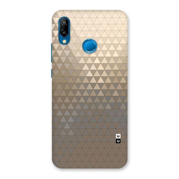 Beautiful Golden Pattern Back Case for Huawei P20 Lite