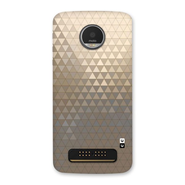 Beautiful Golden Pattern Back Case for Moto Z Play