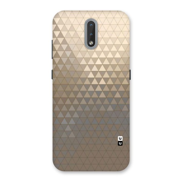 Beautiful Golden Pattern Back Case for Nokia 2.3