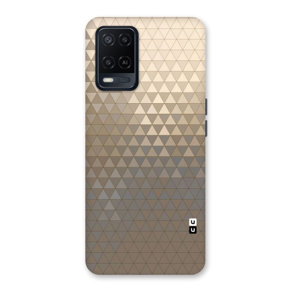 Beautiful Golden Pattern Back Case for Oppo A54