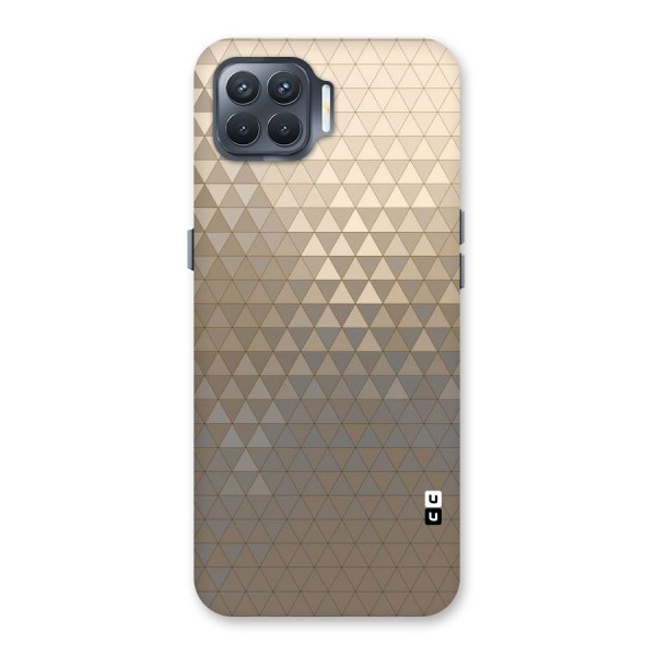 Beautiful Golden Pattern Back Case for Oppo F17 Pro