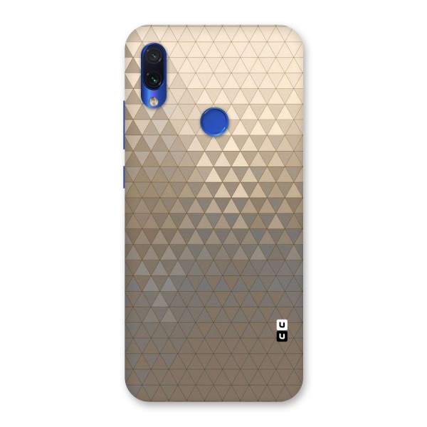 Beautiful Golden Pattern Back Case for Redmi Note 7