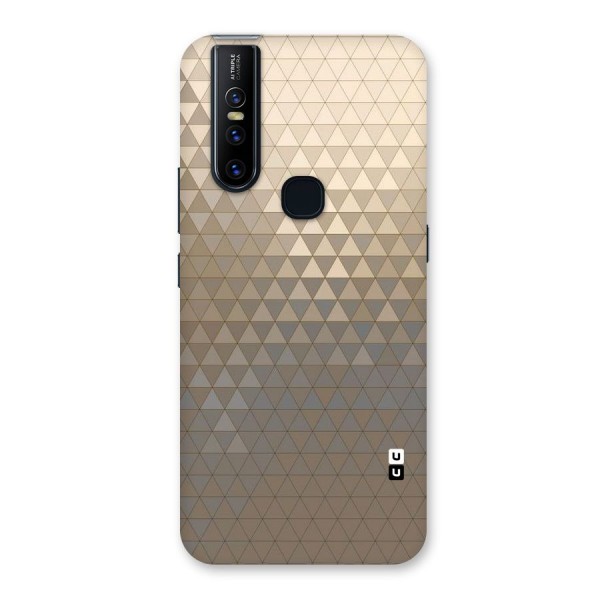 Beautiful Golden Pattern Back Case for Vivo V15