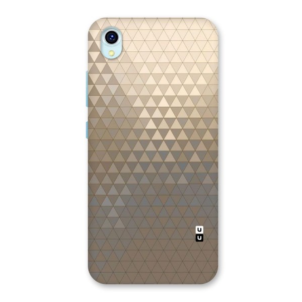 Beautiful Golden Pattern Back Case for Vivo Y1s