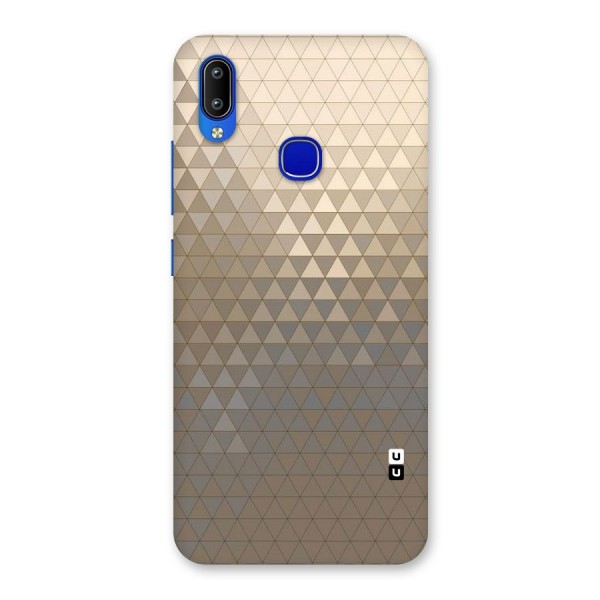 Beautiful Golden Pattern Back Case for Vivo Y91