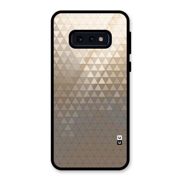 Beautiful Golden Pattern Glass Back Case for Galaxy S10e