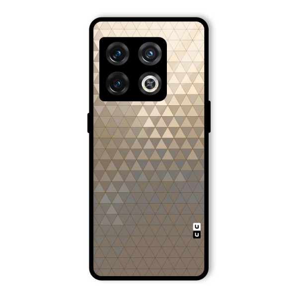Beautiful Golden Pattern Glass Back Case for OnePlus 10 Pro 5G