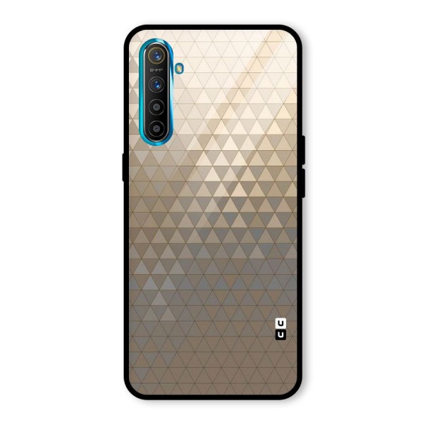 Beautiful Golden Pattern Glass Back Case for Realme XT