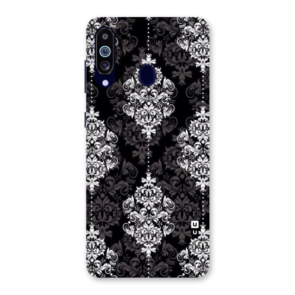 Beautiful Grey Pattern Back Case for Galaxy A60