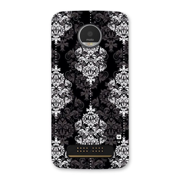 Beautiful Grey Pattern Back Case for Moto Z Play