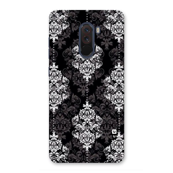 Beautiful Grey Pattern Back Case for Poco F1